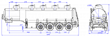 4-axle steel semitrailer SF4332.5S_02 - 1 |  ЗАО «Сеспель»