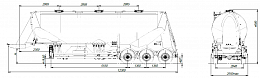 SF3U48_3A_16 fifth-wheel 1150, 3 compartments SF3U48_3A_16 fifth-wheel 1150, 3 compartments - ЗАО «Сеспель»