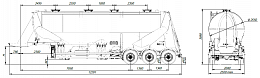 SF3U48_1A_10  fifth-wheel 1250, 1 compartment SF3U48_1A_10  fifth-wheel 1250, 1 compartment - ЗАО «Сеспель»